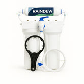 Raindew Non-Electric Water Purifier for Home | 3-Stage Filtration | Up to 25 Liters/Hour | Ideal for Low TDS Areas (BMC/NDMC/Corporation Water) | Wall-Mountable | Eco-Friendly Filter System